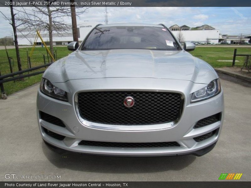 Indus Silver Metallic / Ebony 2018 Jaguar F-PACE 25t AWD Premium