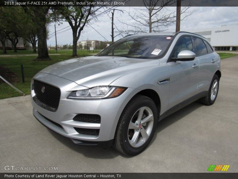 Indus Silver Metallic / Ebony 2018 Jaguar F-PACE 25t AWD Premium