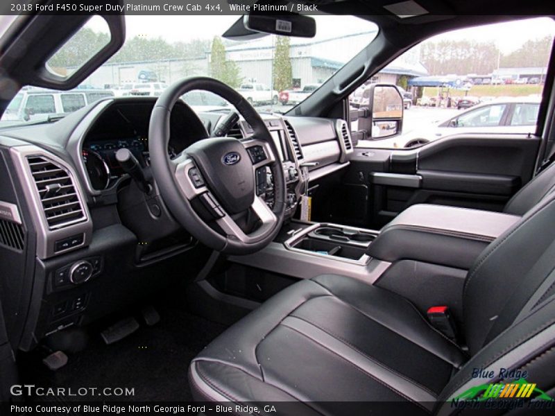 White Platinum / Black 2018 Ford F450 Super Duty Platinum Crew Cab 4x4
