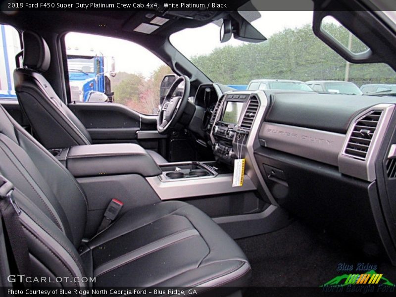 White Platinum / Black 2018 Ford F450 Super Duty Platinum Crew Cab 4x4