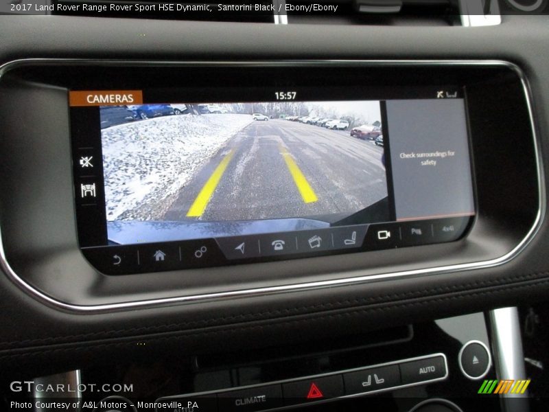 Santorini Black / Ebony/Ebony 2017 Land Rover Range Rover Sport HSE Dynamic
