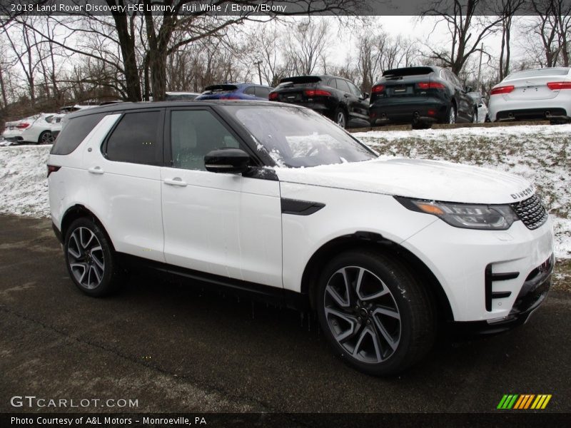 Fuji White / Ebony/Ebony 2018 Land Rover Discovery HSE Luxury