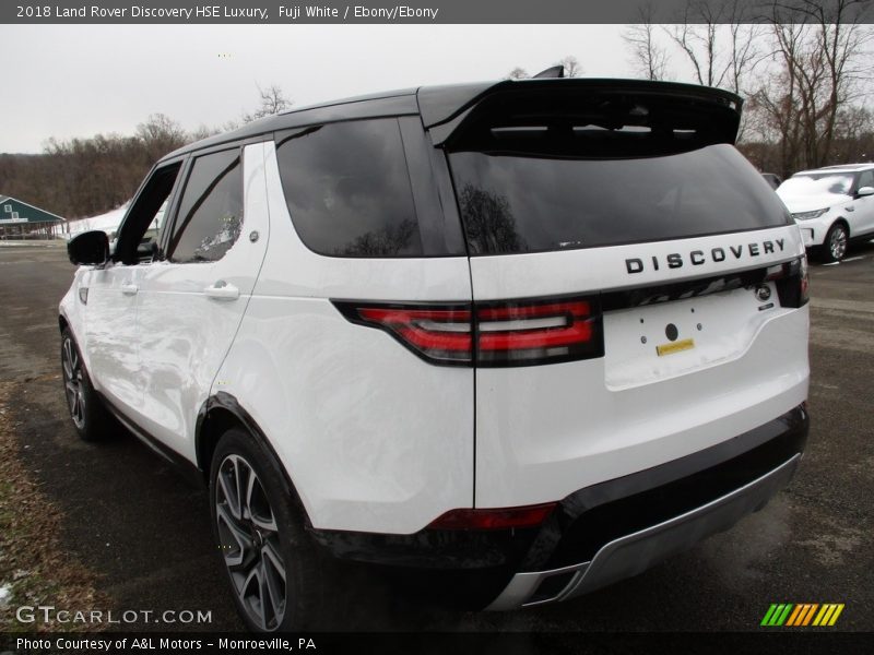 Fuji White / Ebony/Ebony 2018 Land Rover Discovery HSE Luxury