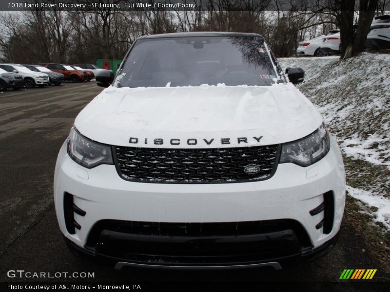 Fuji White / Ebony/Ebony 2018 Land Rover Discovery HSE Luxury