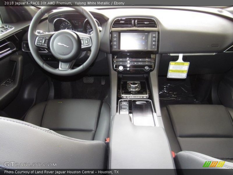 Yulong White Metallic / Ebony 2018 Jaguar F-PACE 30t AWD Premium