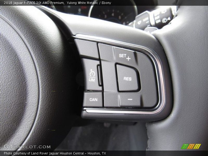 Yulong White Metallic / Ebony 2018 Jaguar F-PACE 30t AWD Premium