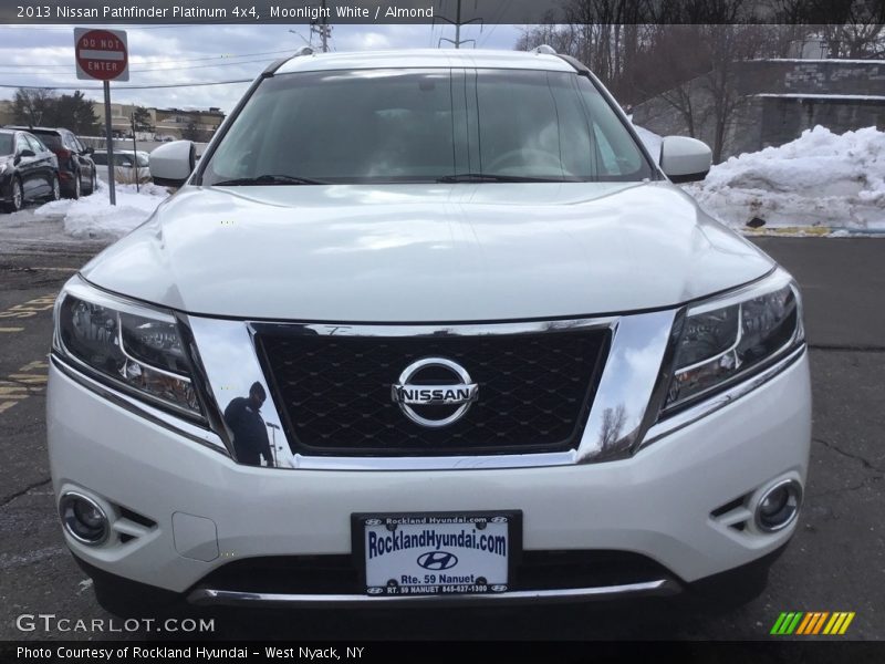 Moonlight White / Almond 2013 Nissan Pathfinder Platinum 4x4