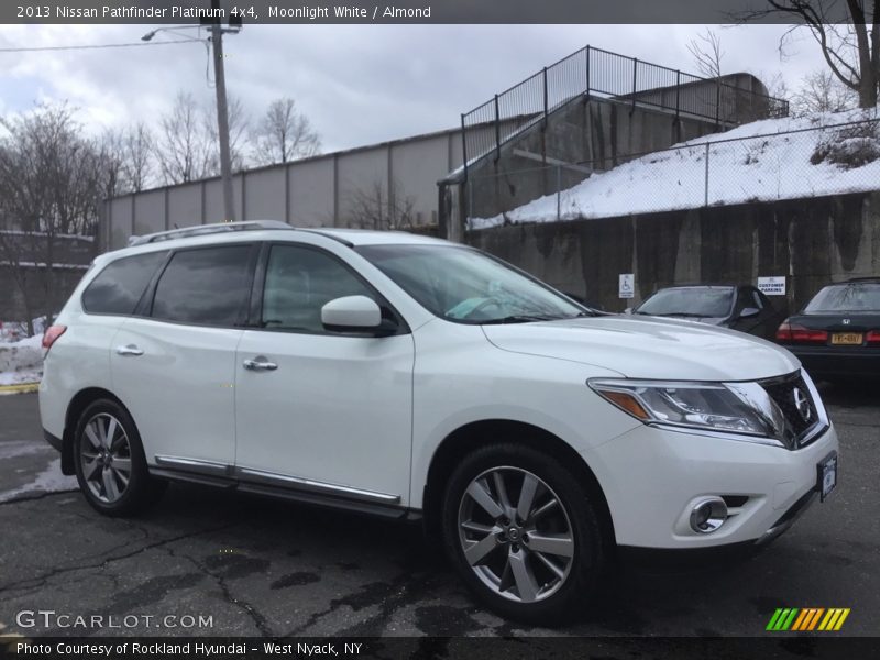 Moonlight White / Almond 2013 Nissan Pathfinder Platinum 4x4