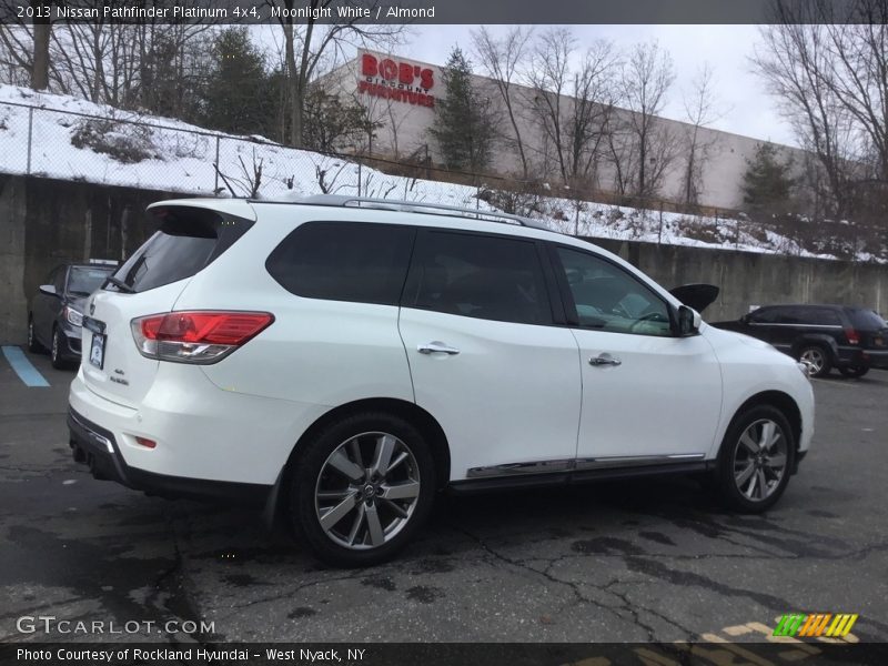 Moonlight White / Almond 2013 Nissan Pathfinder Platinum 4x4
