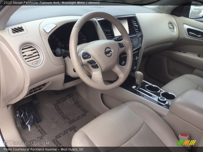Moonlight White / Almond 2013 Nissan Pathfinder Platinum 4x4