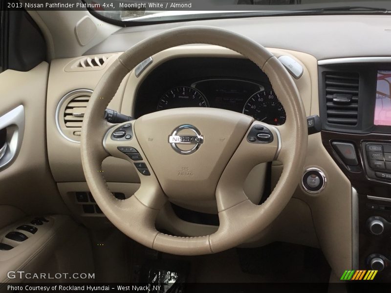 Moonlight White / Almond 2013 Nissan Pathfinder Platinum 4x4