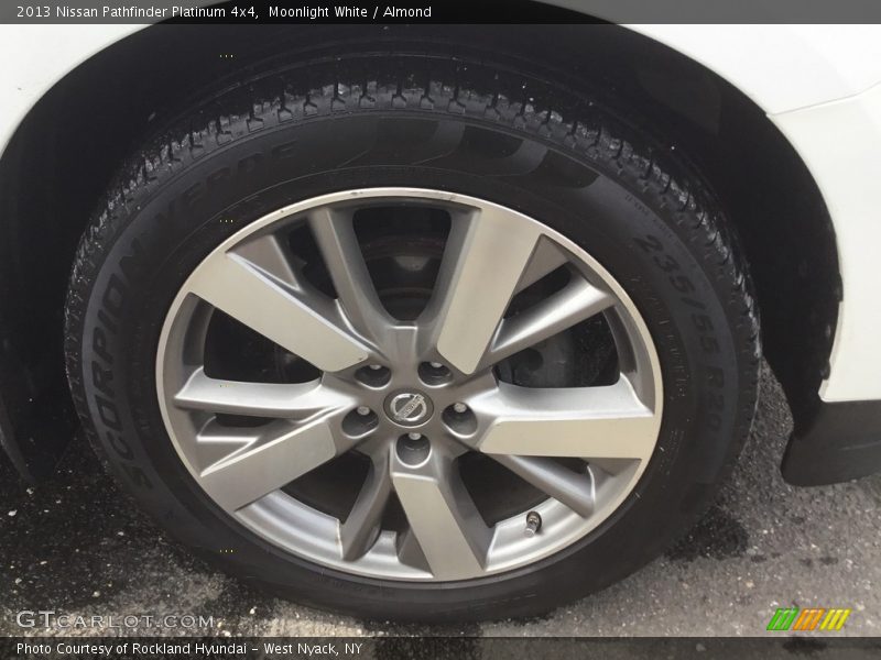 Moonlight White / Almond 2013 Nissan Pathfinder Platinum 4x4