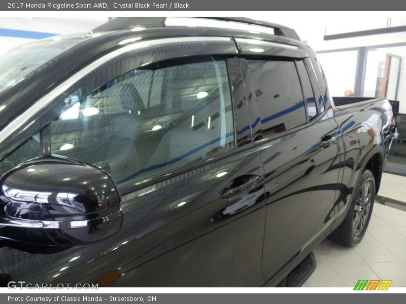 Crystal Black Pearl / Black 2017 Honda Ridgeline Sport AWD