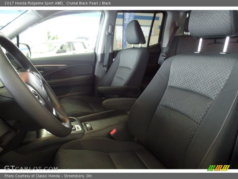 Crystal Black Pearl / Black 2017 Honda Ridgeline Sport AWD