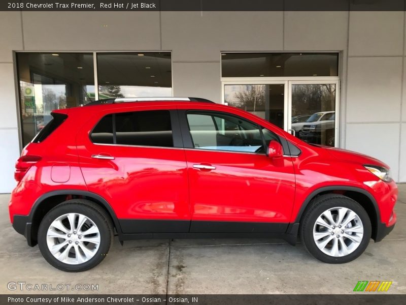 Red Hot / Jet Black 2018 Chevrolet Trax Premier