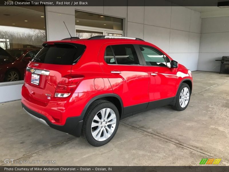 Red Hot / Jet Black 2018 Chevrolet Trax Premier