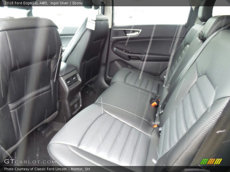 Ingot Silver / Ebony 2018 Ford Edge SEL AWD