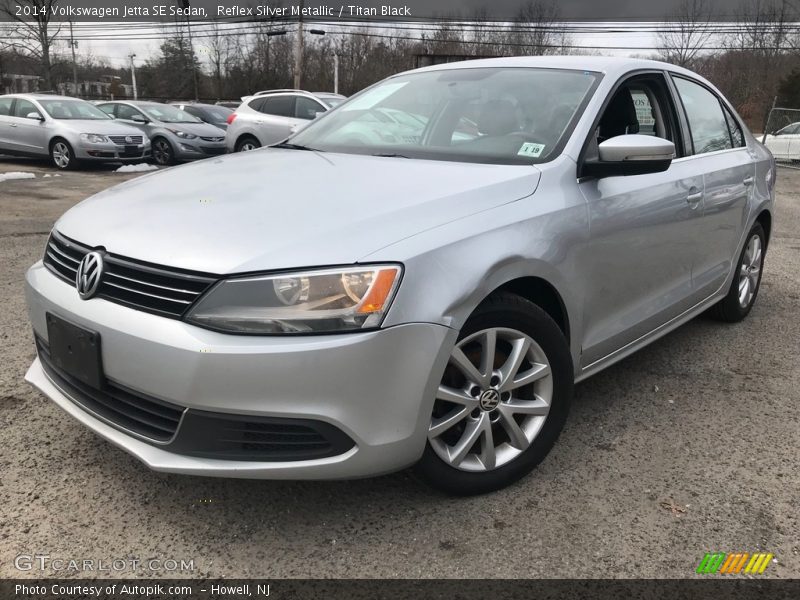 Reflex Silver Metallic / Titan Black 2014 Volkswagen Jetta SE Sedan