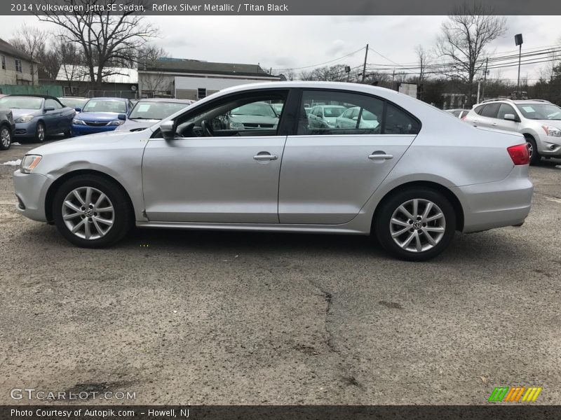 Reflex Silver Metallic / Titan Black 2014 Volkswagen Jetta SE Sedan