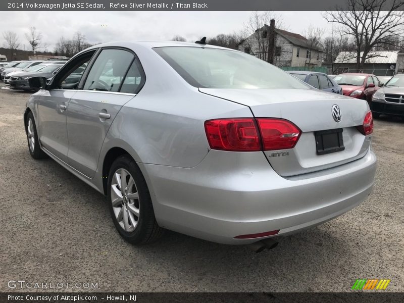 Reflex Silver Metallic / Titan Black 2014 Volkswagen Jetta SE Sedan