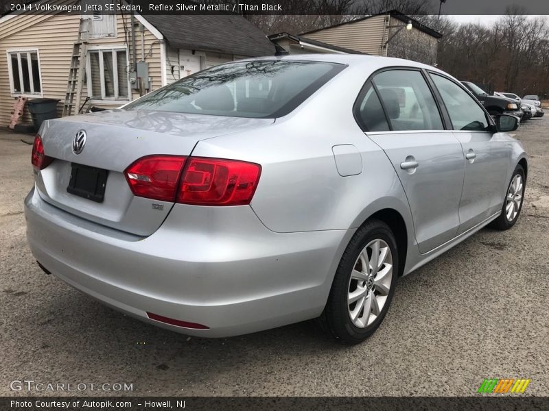 Reflex Silver Metallic / Titan Black 2014 Volkswagen Jetta SE Sedan