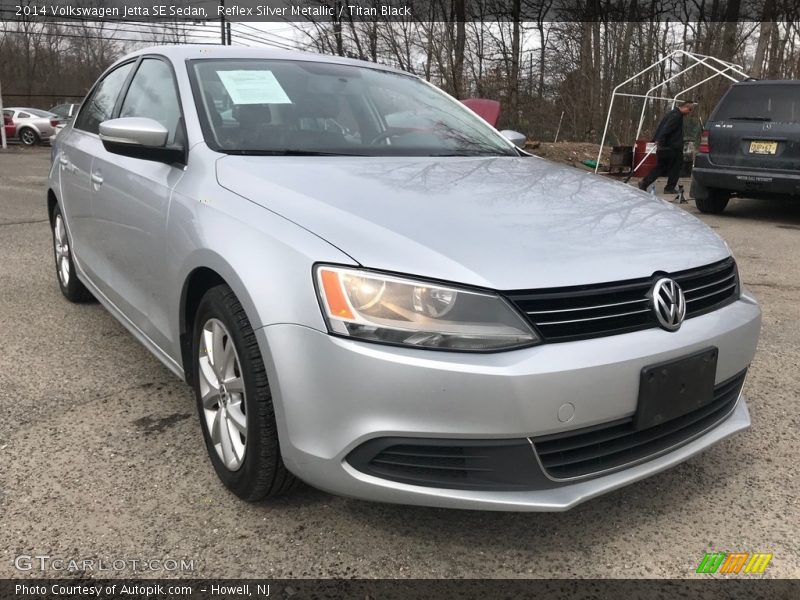 Reflex Silver Metallic / Titan Black 2014 Volkswagen Jetta SE Sedan