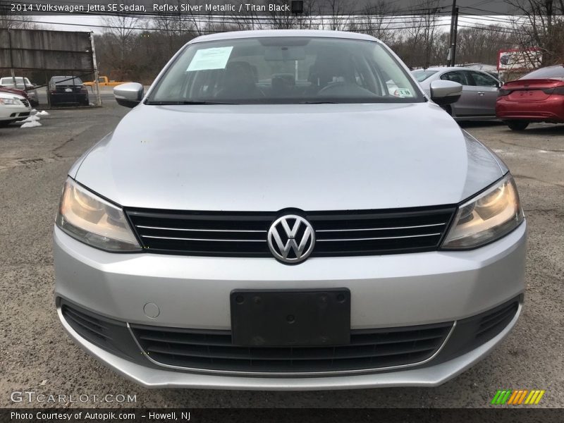 Reflex Silver Metallic / Titan Black 2014 Volkswagen Jetta SE Sedan