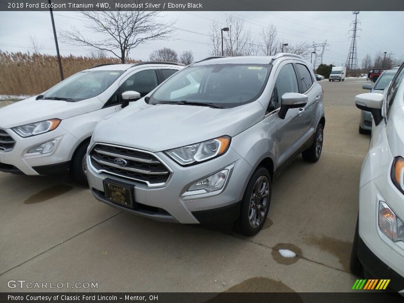 Moondust Silver / Ebony Black 2018 Ford EcoSport Titanium 4WD