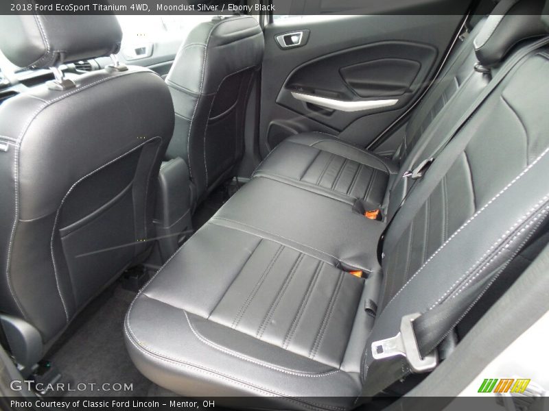Rear Seat of 2018 EcoSport Titanium 4WD