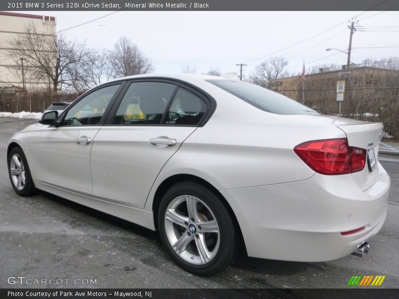 Mineral White Metallic / Black 2015 BMW 3 Series 328i xDrive Sedan