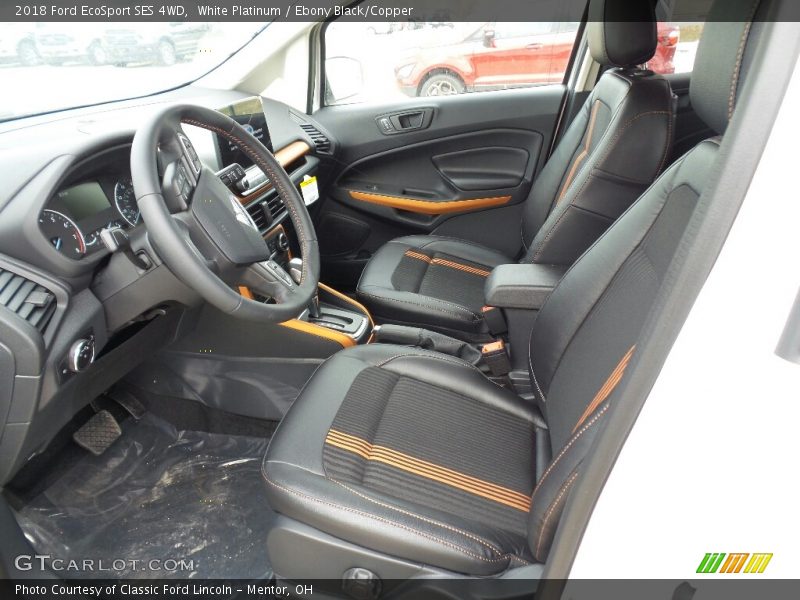 Front Seat of 2018 EcoSport SES 4WD