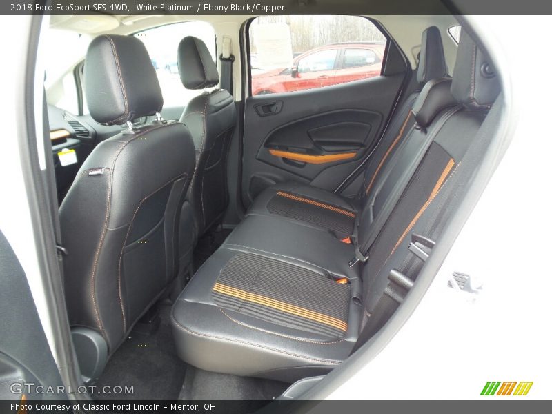 Rear Seat of 2018 EcoSport SES 4WD