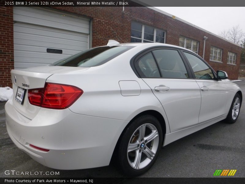 Mineral White Metallic / Black 2015 BMW 3 Series 328i xDrive Sedan