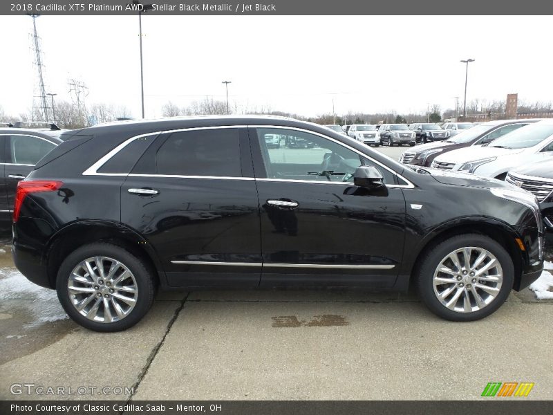 Stellar Black Metallic / Jet Black 2018 Cadillac XT5 Platinum AWD