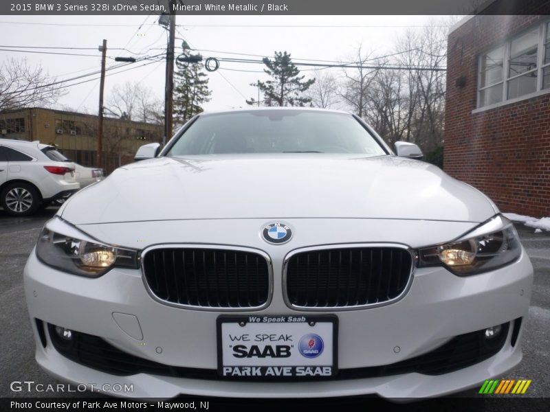 Mineral White Metallic / Black 2015 BMW 3 Series 328i xDrive Sedan