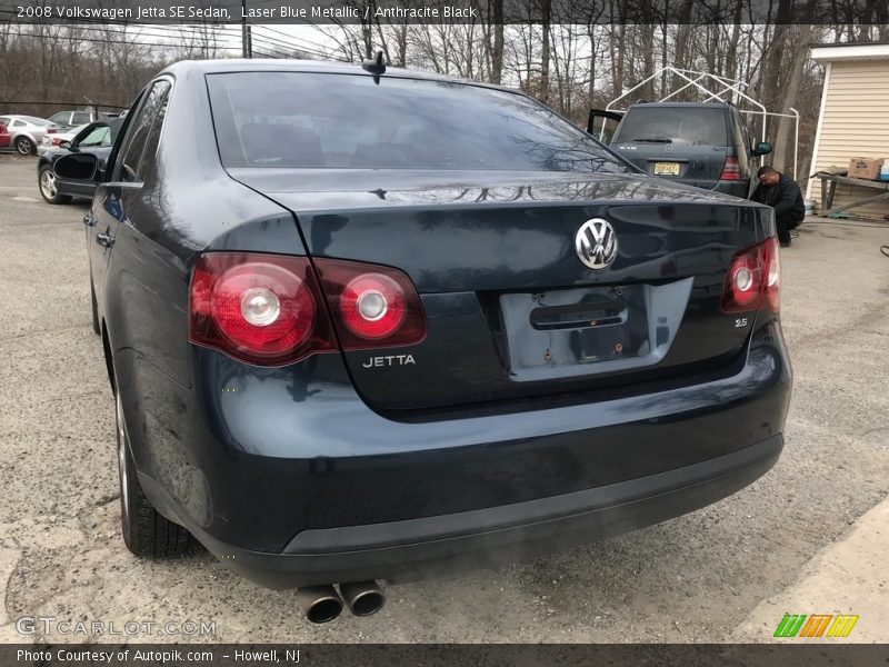 Laser Blue Metallic / Anthracite Black 2008 Volkswagen Jetta SE Sedan