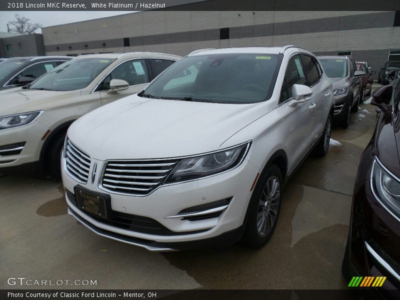 White Platinum / Hazelnut 2018 Lincoln MKC Reserve