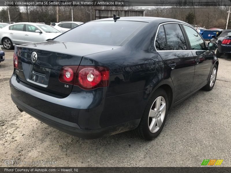 Laser Blue Metallic / Anthracite Black 2008 Volkswagen Jetta SE Sedan