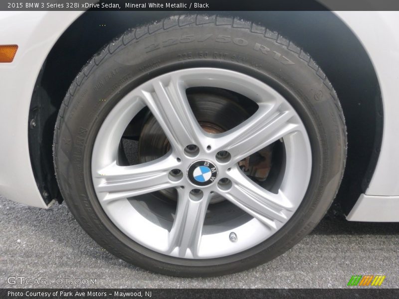 Mineral White Metallic / Black 2015 BMW 3 Series 328i xDrive Sedan
