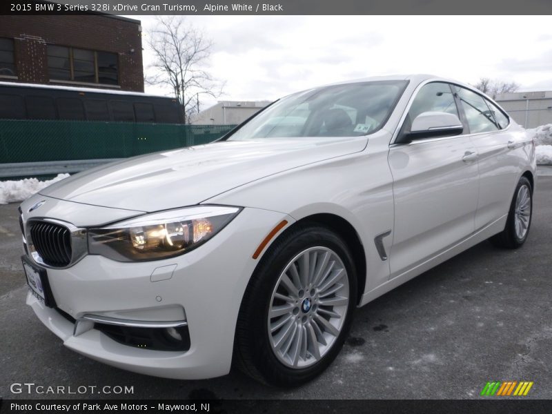 Alpine White / Black 2015 BMW 3 Series 328i xDrive Gran Turismo