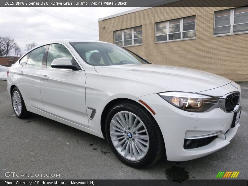 Alpine White / Black 2015 BMW 3 Series 328i xDrive Gran Turismo