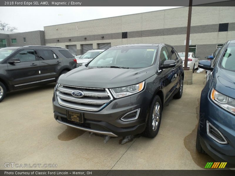 Magnetic / Ebony 2018 Ford Edge SEL AWD