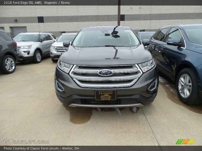 Magnetic / Ebony 2018 Ford Edge SEL AWD