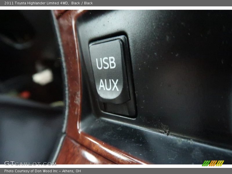 Black / Black 2011 Toyota Highlander Limited 4WD
