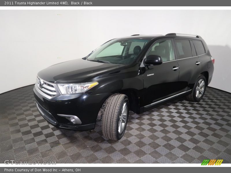Black / Black 2011 Toyota Highlander Limited 4WD