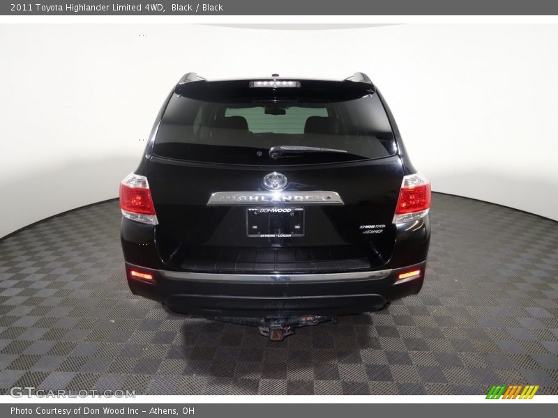 Black / Black 2011 Toyota Highlander Limited 4WD