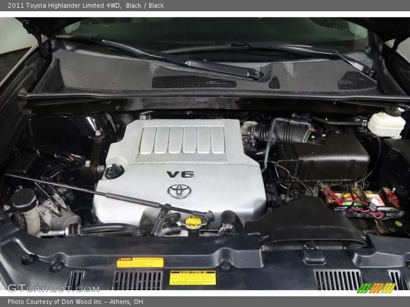 Black / Black 2011 Toyota Highlander Limited 4WD