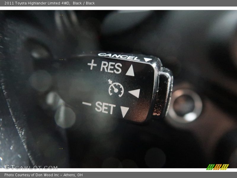 Black / Black 2011 Toyota Highlander Limited 4WD