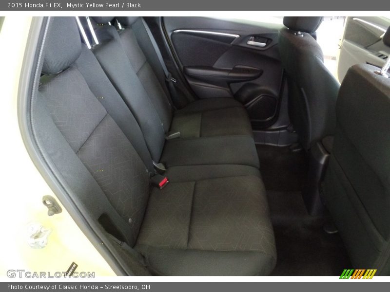 Mystic Yellow Pearl / Black 2015 Honda Fit EX