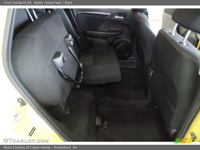 Mystic Yellow Pearl / Black 2015 Honda Fit EX